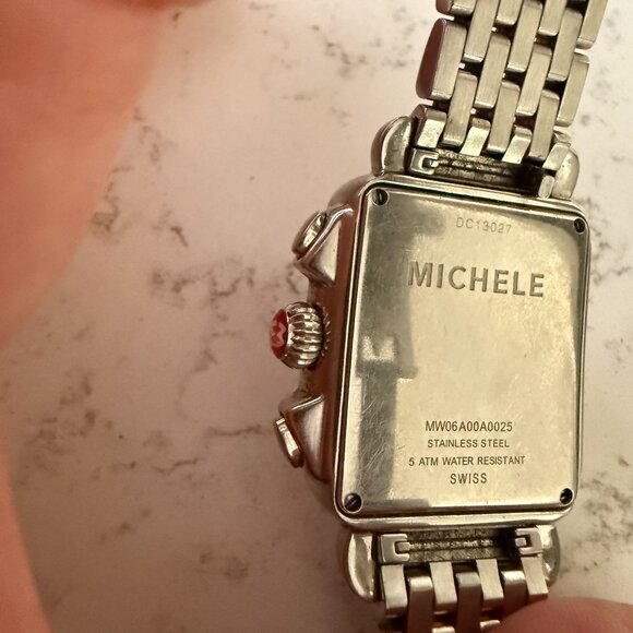 Michelle Deco Chronograph Watch with Four Extra Watch Bands main image 4